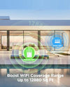 WiFi Extenders Signal Booster for Home Long Range Up to 12880 sq. ft & 105 Devices, WiFi Extender Signal Booster, Internet Extender WiFi Booster, Long Range WiFi Extender, 1200Mbps WiFi Extender