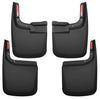 Husky Liners — Front & Rear Mud Guards | Fits 2017-2024 Ford F-250/F-350 w/Single Rear Wheels & w/o OEM Fender Flares - Black, 4 Pc | 58466