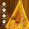 Minetom Star String Lights Battery Operated - 17 ft 50 LED Star Fairy String Lights