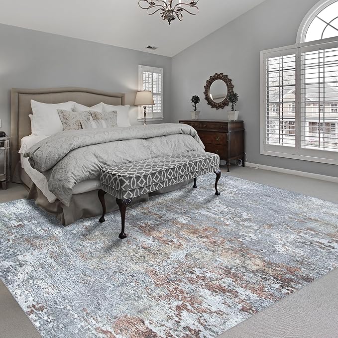 Rugs for Living Room: Large Machine Washable Area Rug 8x10 - Image 3